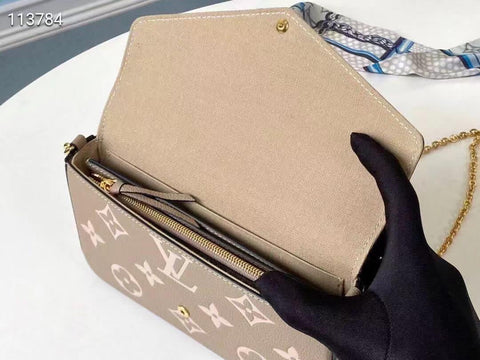 pouch brown handbag