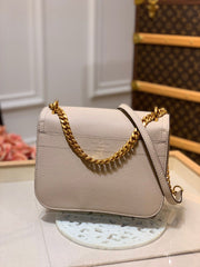 White fashion handbag