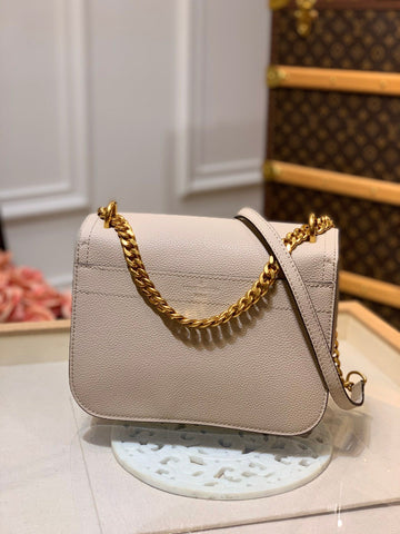 White fashion handbag