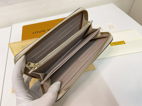 Zipper card hold wallet