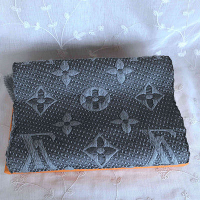 dark  gray scarf