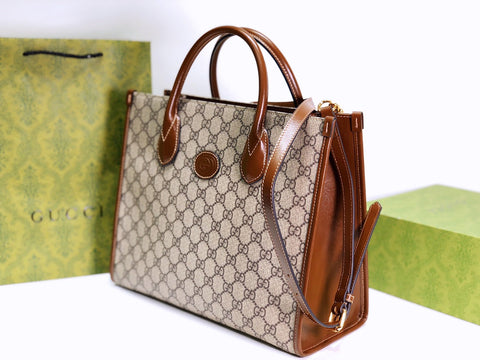 G u c c i tote 31cmx26.5cmx14cm