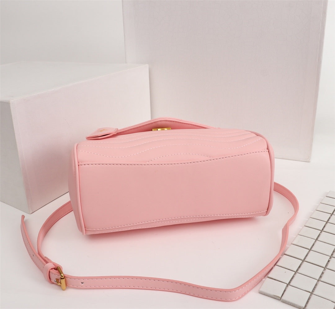 cute pink color handbag