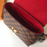 Checkered pattern handbag