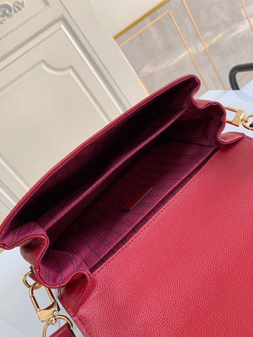 metis red handbag