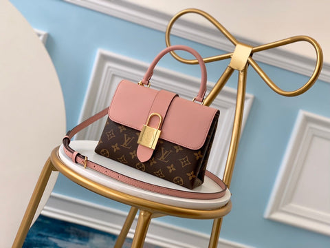 lock handbag 21.0 x 17.0 x 8.0 cm