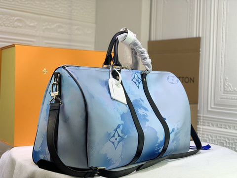blue duffle 40cm