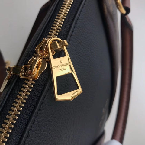 monogram black handbag