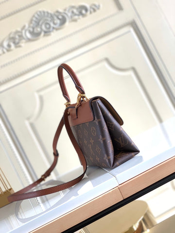 handbag lock brown