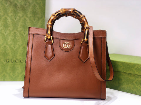 G u c c i brown Diana 20x 16x 10 or 27x 24x 11
