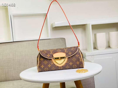 pouch gold handbag