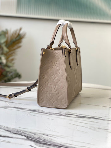 Bicolor cream handbagf