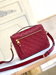 metis red handbag