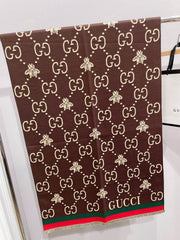 G u c c i scarf black or brown