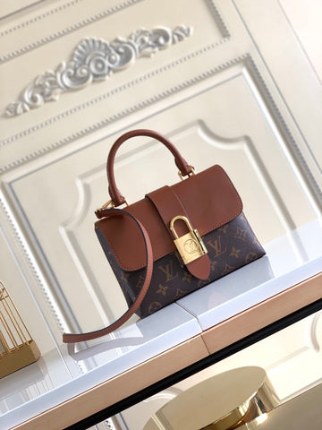 handbag lock brown