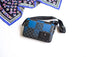 New blue travel bag