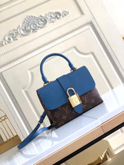 handbag lock blue