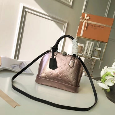 L handbag bronze