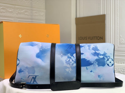 blue duffle 40cm