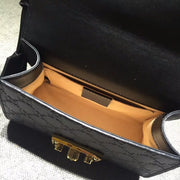 metal lock hand bag
