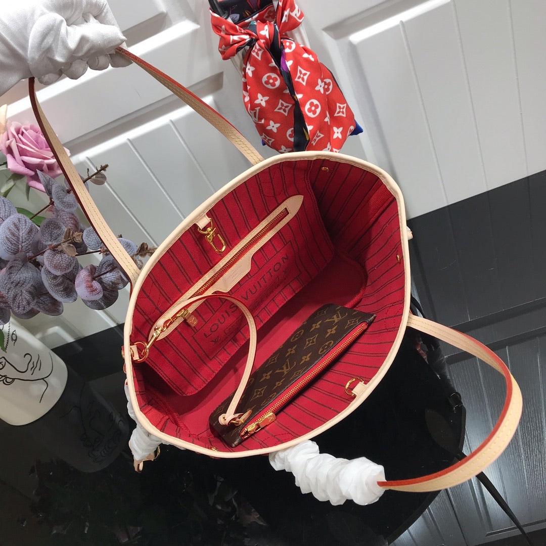 Neverfull red