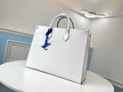 Large white handbag