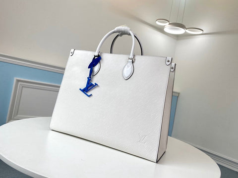 Large white handbag