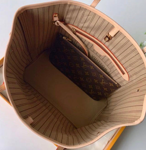 Neverfull-brown inside handbag