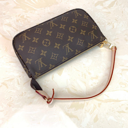 handbag with long hand short straps