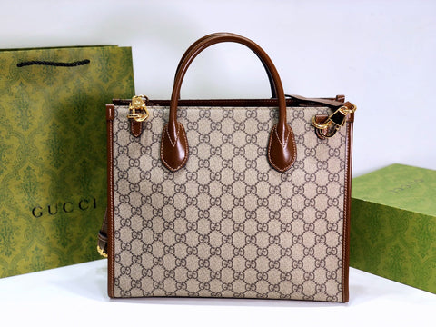 G u c c i tote 31cmx26.5cmx14cm