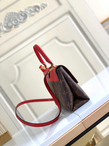 handbag lock red