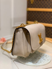 White fashion handbag
