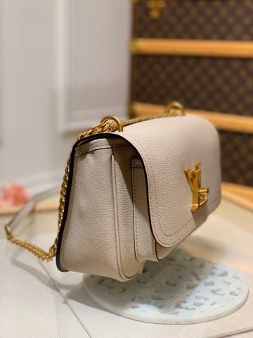 White fashion handbag
