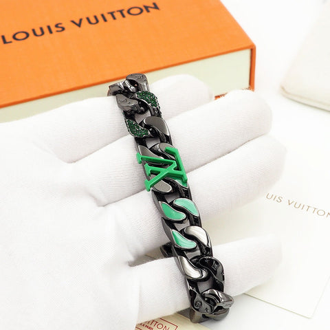 Atmospheric coarse chain bracelet