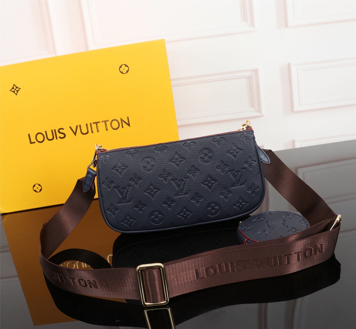 black pochette new handbag