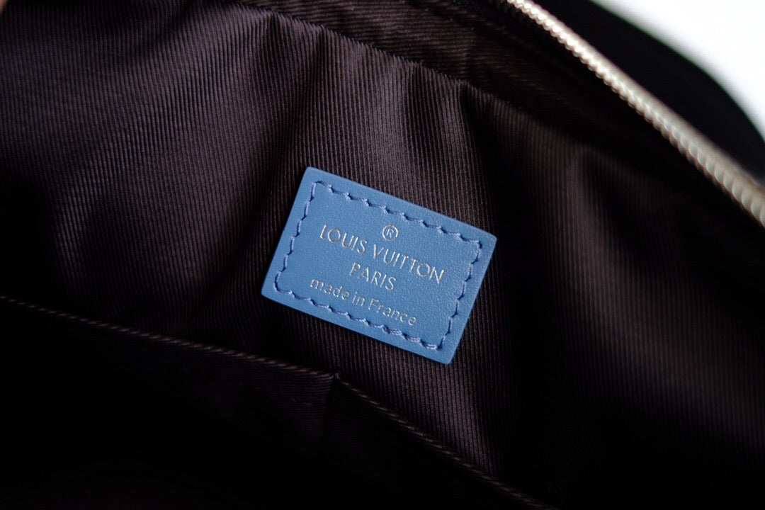 New blue travel bag