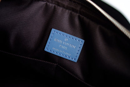 New blue travel bag