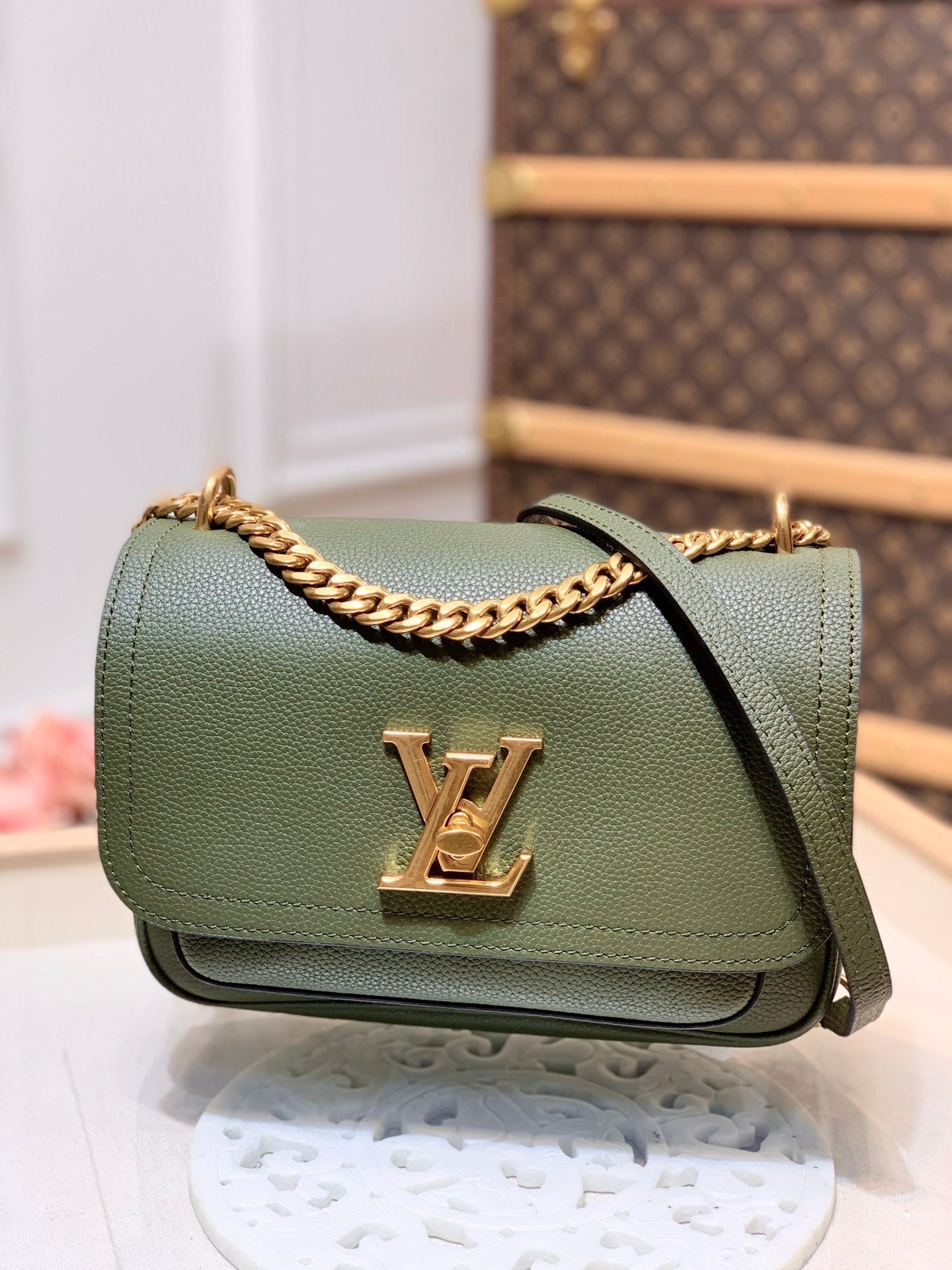 White fashion handbag