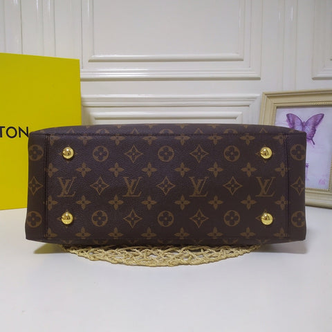 retro flower brown handbag