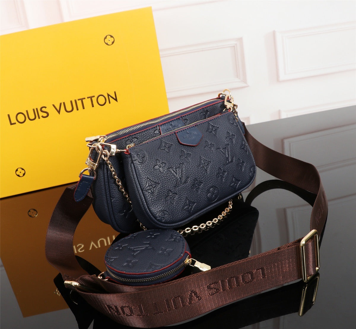 black pochette new handbag