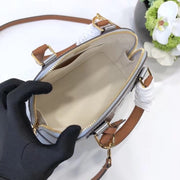 silver handbag