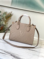 Bicolor cream handbagf