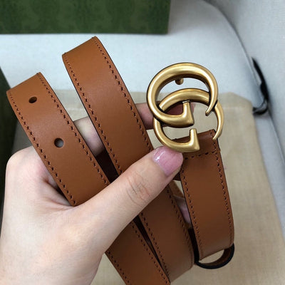 G u c c i brown belt
