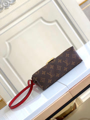 handbag lock red