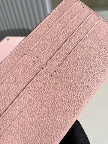 card holder pochette pink