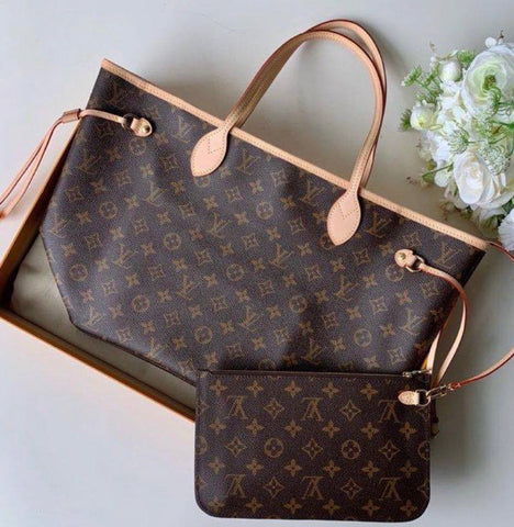 Neverfull-brown inside handbag