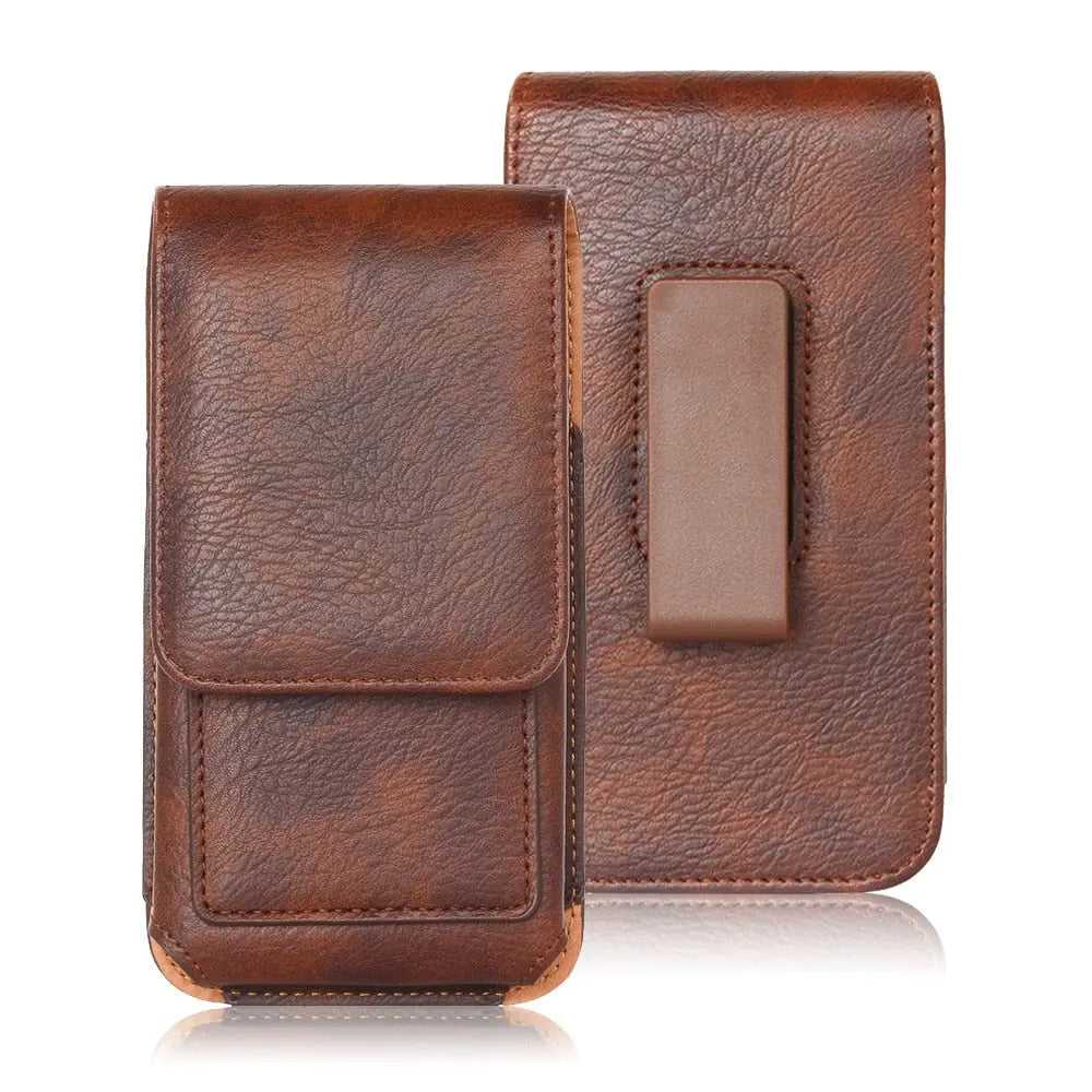 Universal Leather Phone Pouch Holster lbcase