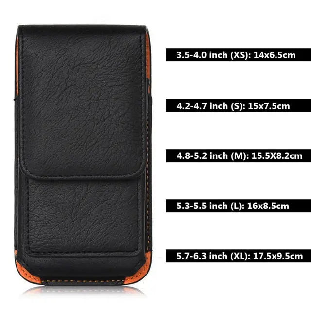 Universal Leather Phone Pouch Holster lbcase