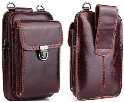 Genuine Leather Waist Bag lbcase