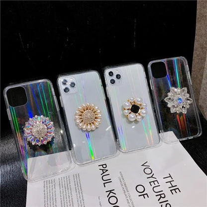 Diamond stand phone case lbcase